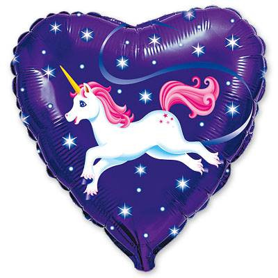 Foil heart "Unicorn"