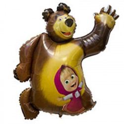 Шар фигура "Маша и Медведь"
