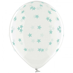 Latex balloons "Little mint stars"