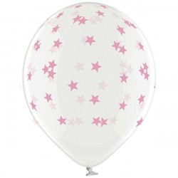 Latex balloons "Little pink stars"