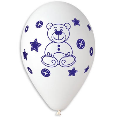 Latex balloons with "Baby Boy" pattern - picture 2