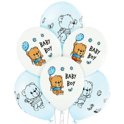 Латексные шары для мальчика "Baby Boy"