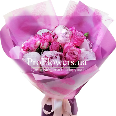 Bouquet of peonies "Tenderness"