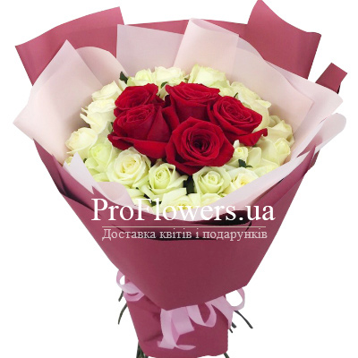 Bouquet of roses "Gentle hugs"