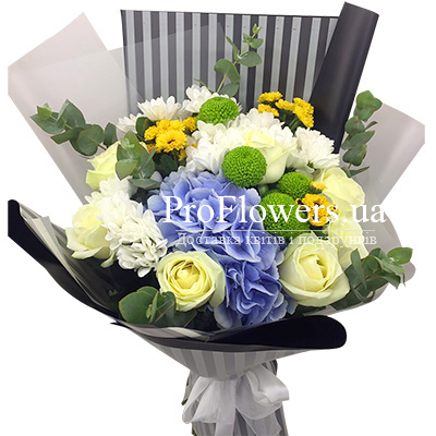  Bouquet with hydrangea " Desired"