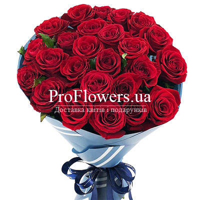 Букет з 25 троянд "Посмішка"