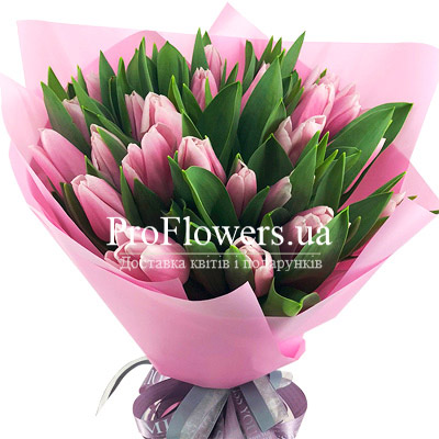 Букет тюльпанов "Розовая мечта"
