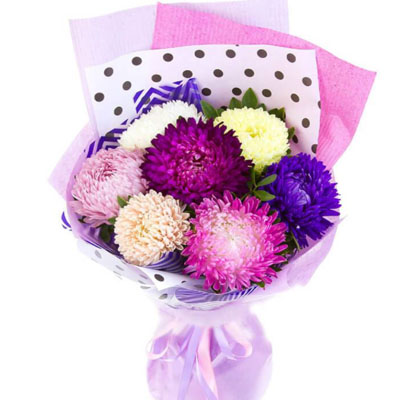Bouquet of asters "Bright"