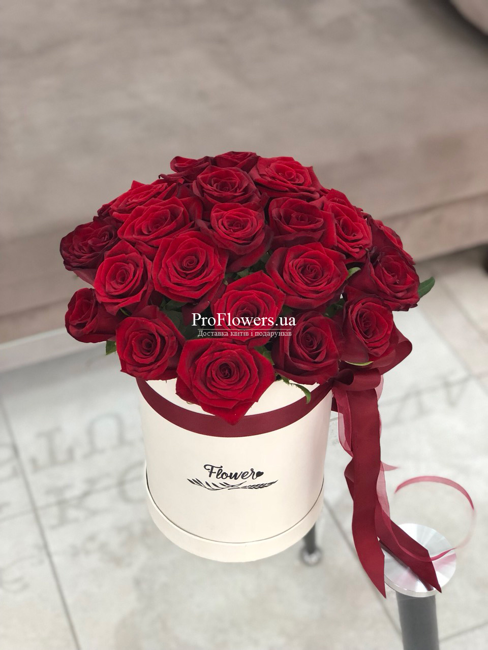 25 красных роз в коробке "Love Box" - изображение 2