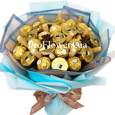 Цветы в коробке – цветы из бумаги в шляпной коробке с конфетами внутри.