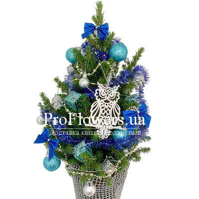 Christmas tree "Blue hoarfrost"