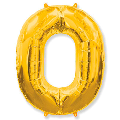 Foil balloons - number zero