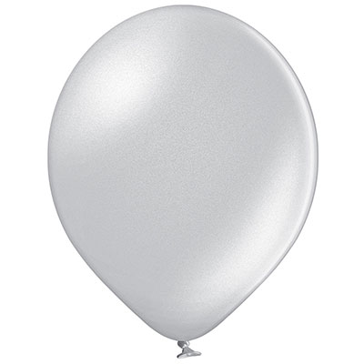 Latex balloon "Metallic silver"