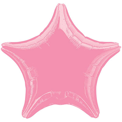 Фольгированный шар звезда "Пастель Pink"