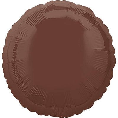 Фольгированный круглый шар "Пастель Шоколад"