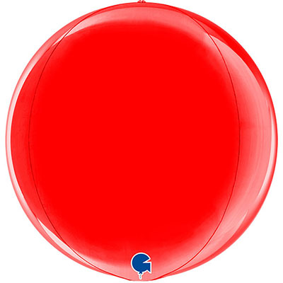 Шар фольгированный сфера "Металлик Red"