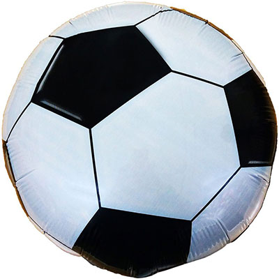Фольгированный шар "Футбольный мяч"