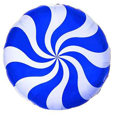 Фольгированный шар "Конфета Blue"