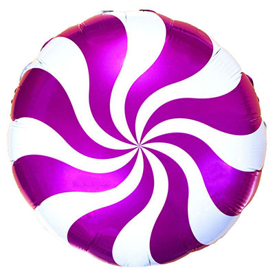 Фольгована куля "Цукерка Purple"