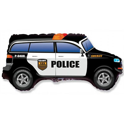 Фольгированная фигура "Полицейская машина"
