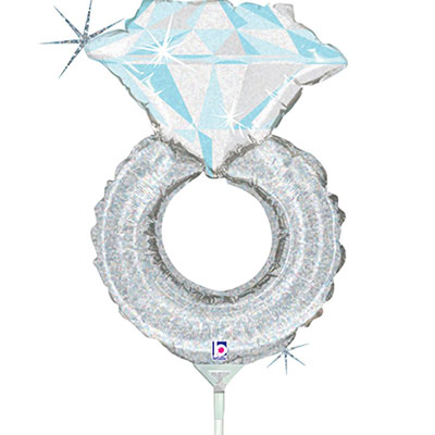 Воздушный шар мини-фигура "Обручальное кольцо"