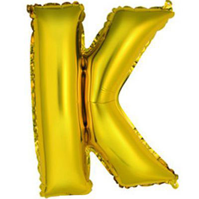 Foil balloon letter "K"