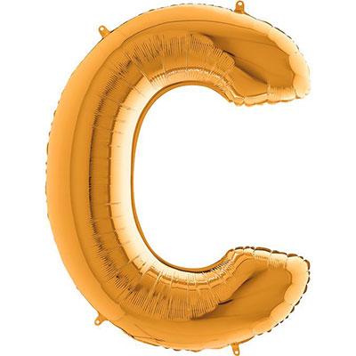 Foil balloon letter "C"