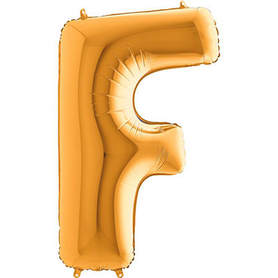 Foil balloon letter "F"