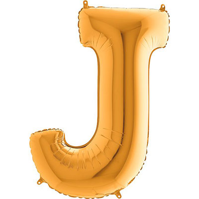 Фольгована куля буква "J"
