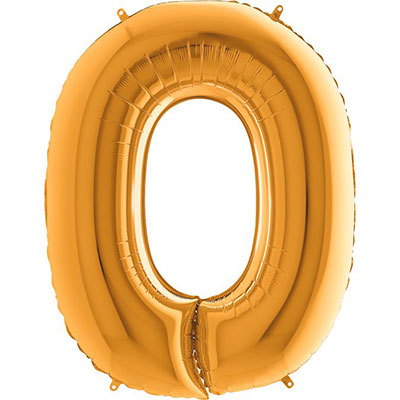 Фольгированный шар буква "О"