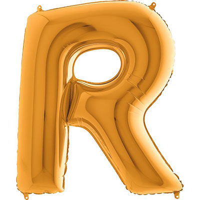 Фольгована куля буква "R"