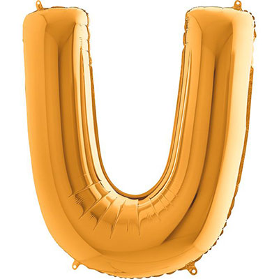Foil balloon letter "U"