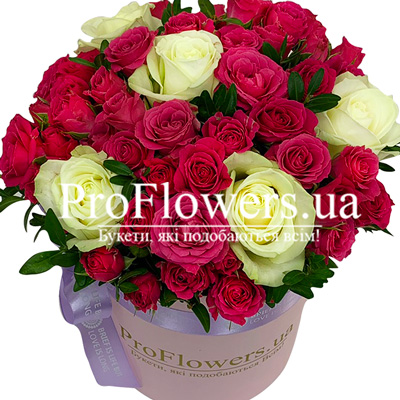 Box of roses "Verse of love"