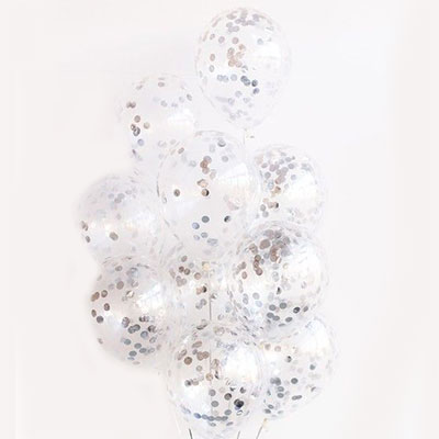 Bundle of balls "Silver shine"