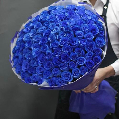 101 синяя роза 