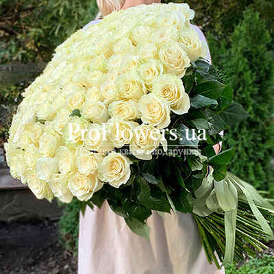 Bouquet of 101 roses "Mondial"