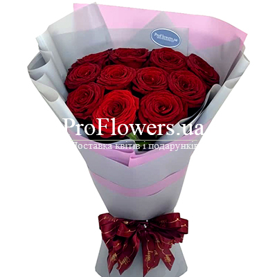 11 red roses "Cherry"