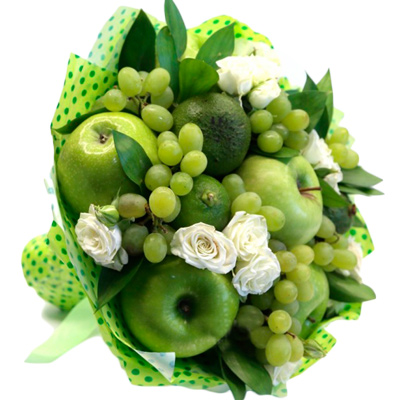 Bouquet with grapes "Mojito"