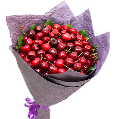 Bouquet with cherry "Unforgettable"
