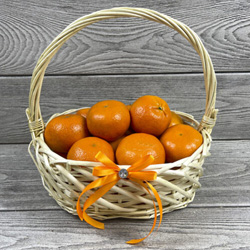  Basket with tangerines "Aroma"