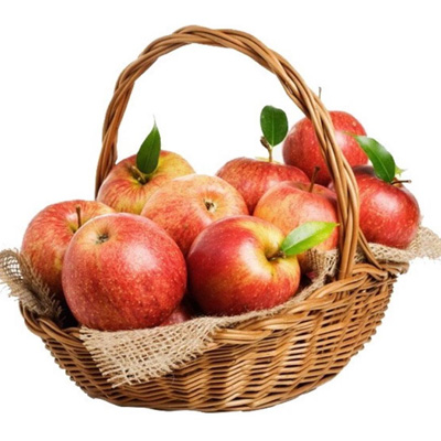 Корзина с яблоками "Осенний урожай"
