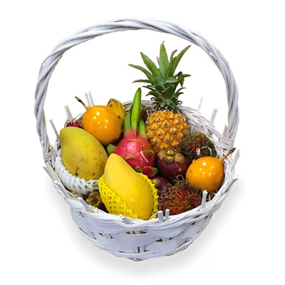 Basket with exotic fruits "Bali"