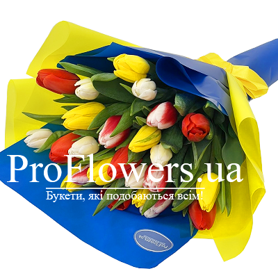 Bouquet of tulips "Periwinkle"