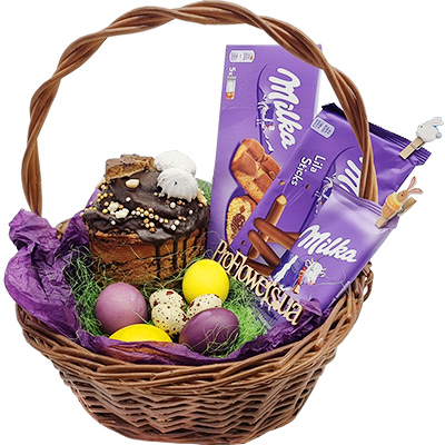 Easter basket "Milka"