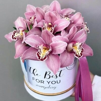 Коробка з орхідеями "Настрій"