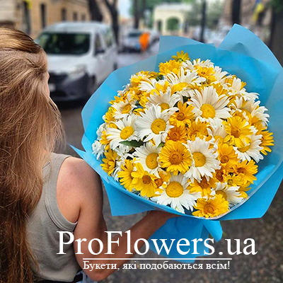 Bouquet of daisies "Sunny mood"