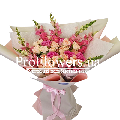 Bouquet of flowers "Pink dreams"