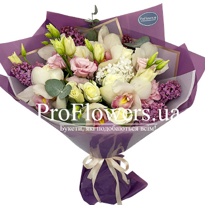 Bouquet of lilacs "Marshmallow aroma"