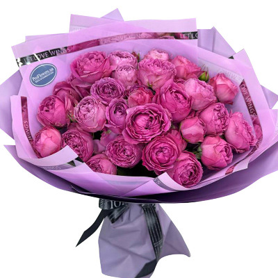 9 roses "Misty Bubbles"