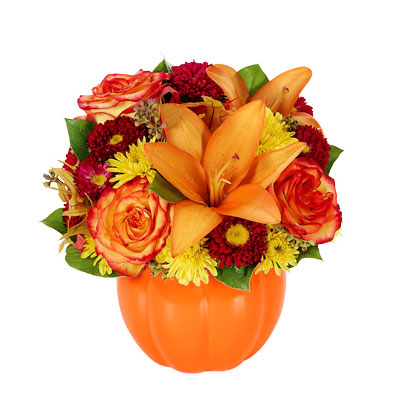 Bouquet in a pumpkin "Autumn mood"